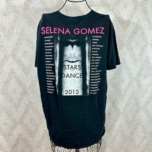 Selena Gomez Stars Dance 2013 concert tee size L - Picture 5 of 6
